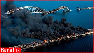 Fourth strike on the Crimean Bridge: Russia can not use the bridge for logistics