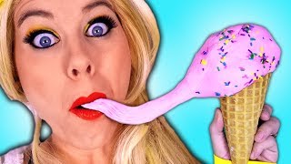 EDIBLE CANDY SLIME PRANK! We make Ice Cream with Marshmallow!  Prank Wars!