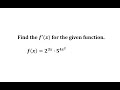 Derivatives of Exponential Functions