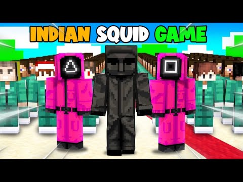 I Played Famous INDIAN SQUID GAME in MINECRAFT!!…