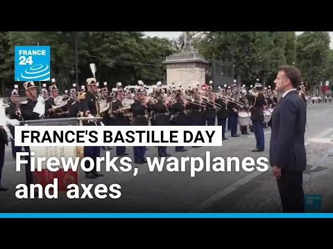 YouTube video thumbnail: Fireworks, Warplanes and Axes: France Celebrates Bastille Day