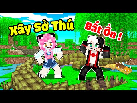 MỀU STREAM SINH TỒN SỞ THÚ BẤT ỔN TRONG MINECRAFT*REDHOOD THỬ THÁCH SỐNG TRONG THẾ GIỚI ĐỘNG VẬT