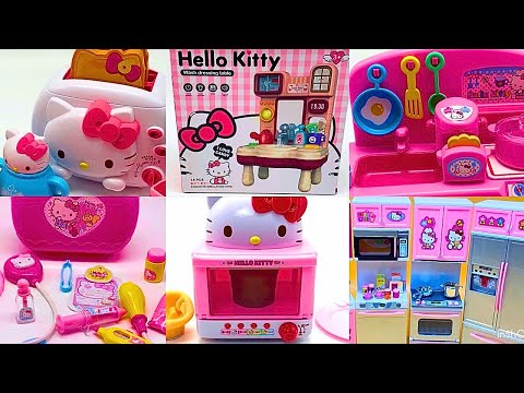 32 minutes Satisfying with Unboxing Hello Kitty Collection 7 Sets! ASMR