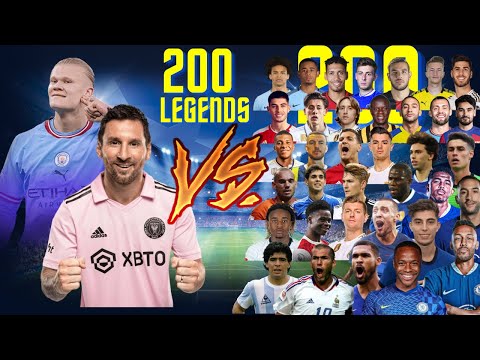 Haaland & Messi 🆚️ 2️⃣0️⃣0️⃣ Legends 💥 ULTRA BOSS Final 💪🔥