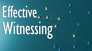 Live Sabbath Services "Effective Witnessing" September 13th 2025.