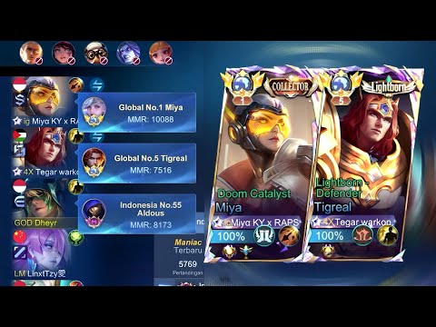 Nyobain Trio Ranked Bareng Top Global 1 Miya dan Tigreal! Auto Gendong Cuy!