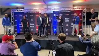 Daniel Jacobs and Julio César Chávez Jr face off at final press conference