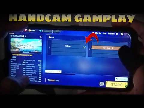 Free Fire Handcam Gameplay ⚙️Settings And Solo VS Solo Custom Hud 📲 / Official RP GAMER'S