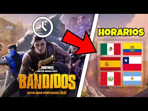 ⏰ *HORARIOS* CUANDO SALE LA TEMPORADA 2 BANDIDOS DE FORTNITE? HORARIOS FORTNITE CAPITULO 6