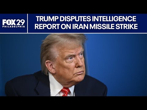 Trump disputes intelligence report on Iran missile strike