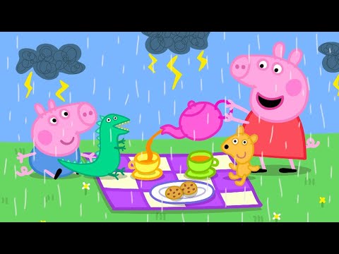 Picnic in the Thunderstorm 🐽 Peppa Pig and Friends Full Episodes