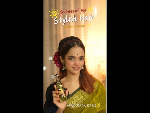 নায়িকাদের মতো স্টাইলিশ লুক এখন ঘরে বসেই!! 😱😍  | SESA Rosemary Non Sticky Hair Oil !!!