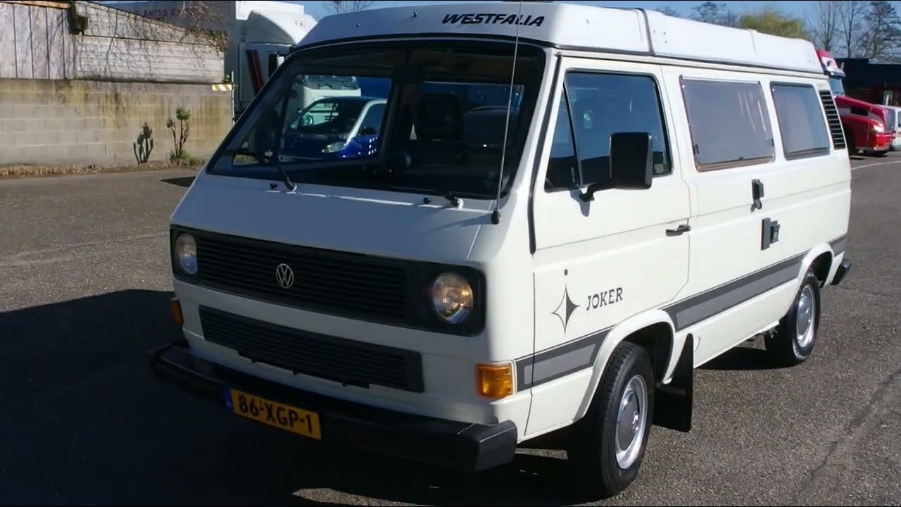 Video preview of Volkswagen T3 Westfalia 1.9 (1983)