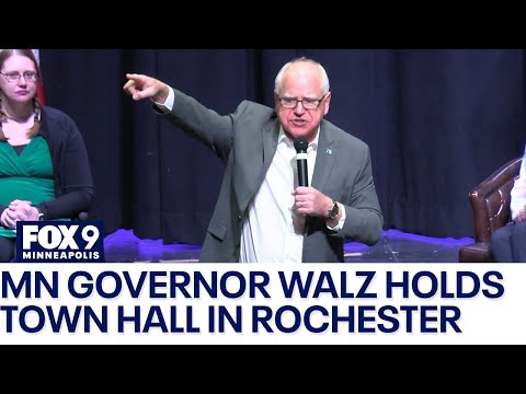 MN Gov. Tim Walz holds town hall in Rochester [RAW]