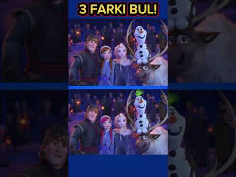 3 FARKI BUL! Karlar Ülkesi