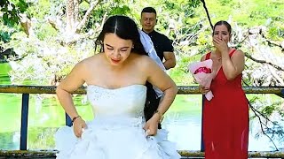 Revela que esta embarazada en plena boda, pero la vida le dio una lección