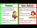 Fiction vs Nonfiction Characteristics
