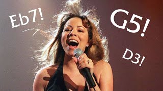 Mariah Carey: Live at Rotterdam 1996 (D3-G5-Eb7)
