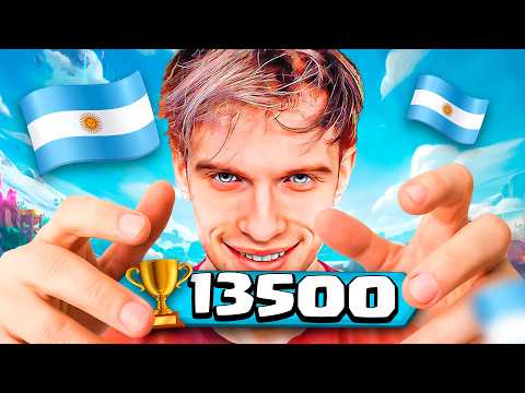 EL TOP 1 ARG 🇦🇷 me COACHEA hasta 13.500 COPAS🏆 CLASH ROYALE - zEkO