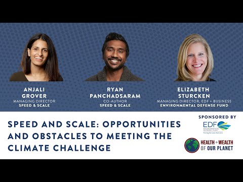 Speed and Scale: Opportunities and Obstacles to Meeting the Climate Challenge