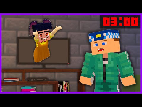 SQUİD GAME GECE 3'te KEREM KOMİSERİN EVİNE GELDİ! 😱 - Minecraft ZENGİN FAKİR HAYATI