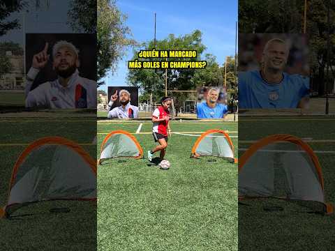 ¿Quién tiene más GOLES en CHAMPIONS?¿NEYMAR o HAALAND? 😮 #futbol