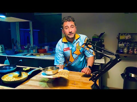 ASMR: My Homemade Butter Chicken & Cheese Naan