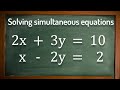Solving Simultaneous Equations