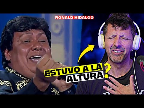 RONALD HIDALGO ABRÁZAME MUY FUERTE | la esencia está pero NO FUE SU MEJOR NOCHE | CANTAUTOR REACCIÓN