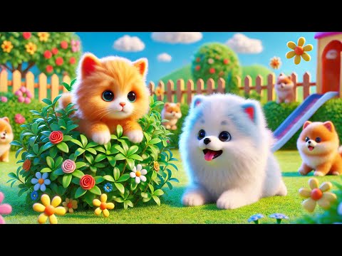 ✨ Chó Con & Mèo Con Đi Chơi 🐶🐱 | Nhạc Thiếu Nhi Vui Nhộn | Bài Hát Thiếu Nhi Hay Nhất 2025