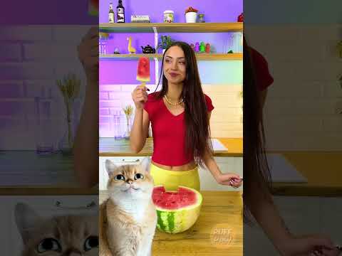 🍉 ¡Este truco con sandía es más genial que el helado! 🍦 ¡Diversión con trucos de comida! ✨