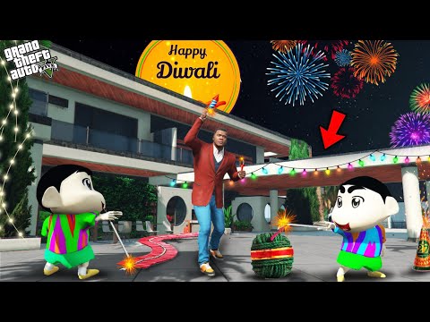 Shinchan, Pinchan & Franklin Celebrate Diwali In GTA 5!