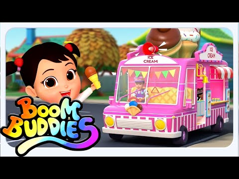 ล้อบนรถไอศกรีม และ เพลงกล่อมเด็กและเพลงกล่อมเด็กสำหรับทารก - Boom Buddies