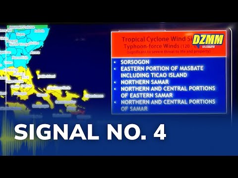 Signal no. 4 up in parts of Bicol, Samar as 'Opong' makes landfall in San Policarpo