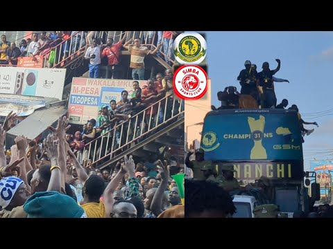 VIBE LA YANGA BAADA YA KUFIKA MSIMBAZI MAKAO MAKUU YA SIMBA NYOMI LA WATU WALIVYOWASHANGILIA