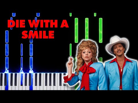 Lady Gaga, Bruno Mars - Die With A Smile (Piano Tutorial)