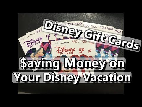 Disney Gift Cards- Saving Money on Your Disney Vacation