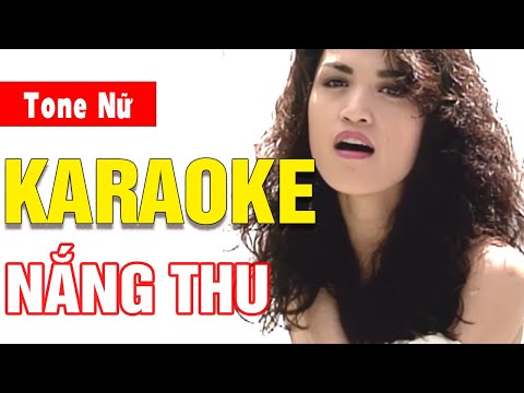 Nắng Thu Karaoke Tone Nữ | Lâm Thúy Vân | Asia Karaoke Beat Chuẩn