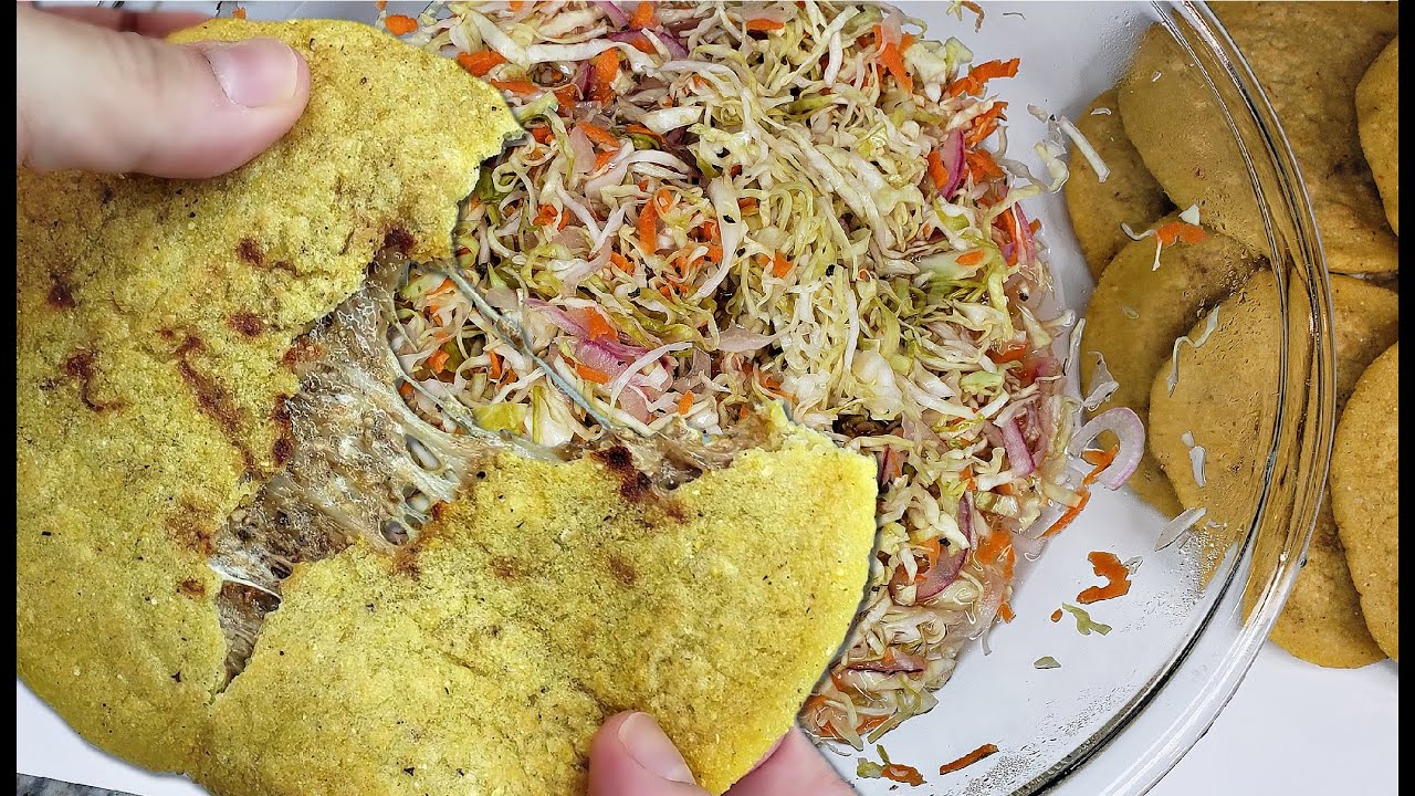 Bean And Cheese Pupusas Curtido Recipe