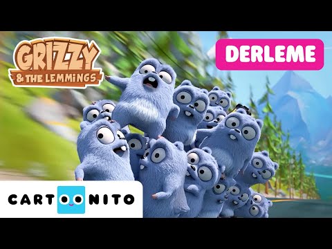 GRIZZY VE LEMMINGLER | Lemming Mücadelesi | MEGA Derleme | @CartoonitoTurkiye