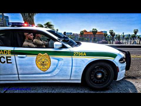 Playing GTA 5 As A POLICE OFFICER City Patrol| DADE|| GTA 5 Lspdfr Mod