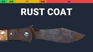 Navaja Knife Rust Coat Wear Preview