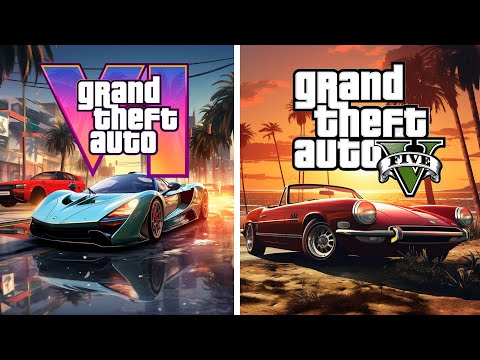 GTA VI (Grand Theft Auto VI) Trailers vs ALL GTA V Trailers
