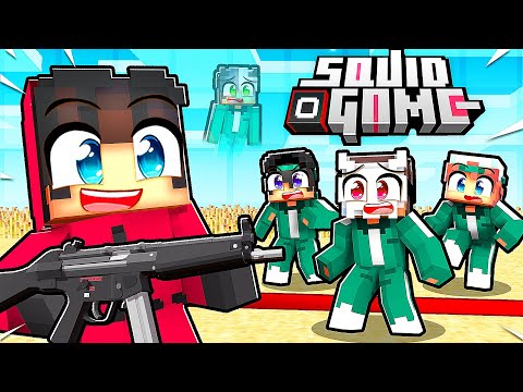 Minecraft'ta Kendi Squid Game Oyunumu Kurdum 💵💀