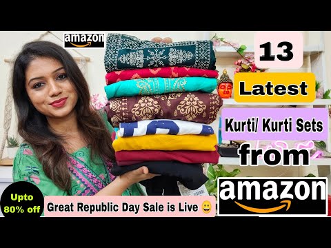 Amazon Huge Kurta Sets, Kurtis, Dresses Haul Starting Rs.349|❤️Amazon Haul