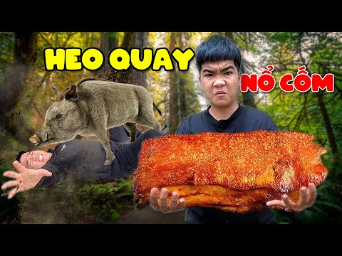 Trẻ Trâu Bị Thách Thức Bắt Heo Rừng Làm Heo Quay Nổ Cốm Ăn Mừng Năm Học Mới | TQ97