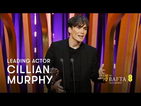 Cillian Murphy collects his Leading Actor BAFTA for Oppenheimer | EE BAFTA Film Awards 2024