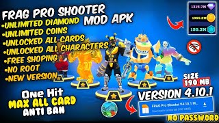 Frag Pro Shooter Mod Apk Menu New 2025 V4.10.1 - Unlimited Diamond & unlocked all characters