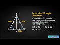 Isosceles Triangle Theorems and Properties
