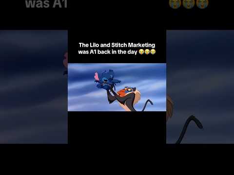 The Lilo and Stitch marketing back then was 🔥🔥🔥